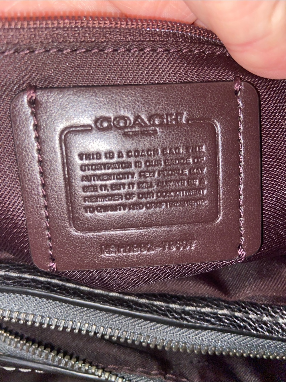 Coach Dalton 31 Metallic Shoulder Bag EUC - Picture 11 of 12